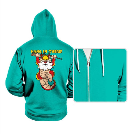 Hang in there, Snarf! - Hoodies Hoodies RIPT Apparel Small / Teal