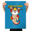 Hang in there, Snarf! - Prints Posters RIPT Apparel 18x24 / Sapphire