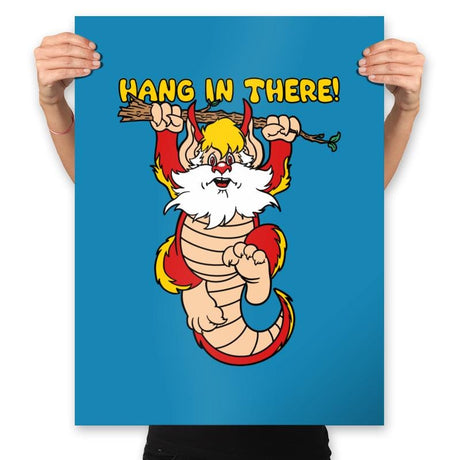 Hang in there, Snarf! - Prints Posters RIPT Apparel 18x24 / Sapphire