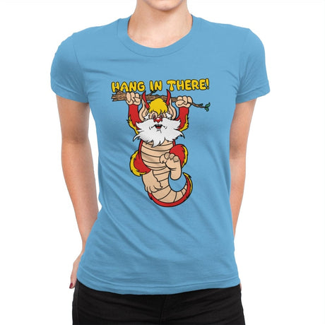 Hang in there, Snarf! - Womens Premium T-Shirts RIPT Apparel Small / Turquoise