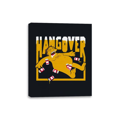 Hangover - Canvas Wraps Canvas Wraps RIPT Apparel 8x10 / Black