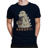 Hangry Kaiju - Mens Premium T-Shirts RIPT Apparel Small / Midnight Navy