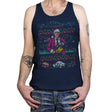 Hap, Hap, Happiest Sweater this Side of the Nuthouse - Ugly Holiday - Tanktop Tanktop RIPT Apparel