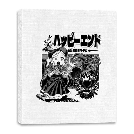 Happy Ending - Canvas Wraps Canvas Wraps RIPT Apparel 16x20 / White