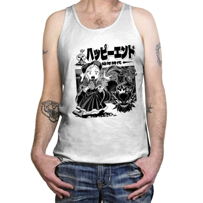 Happy Ending - Tanktop Tanktop RIPT Apparel X-Small / White
