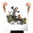 Happy Groundhog Day - Prints Posters RIPT Apparel 18x24 / White