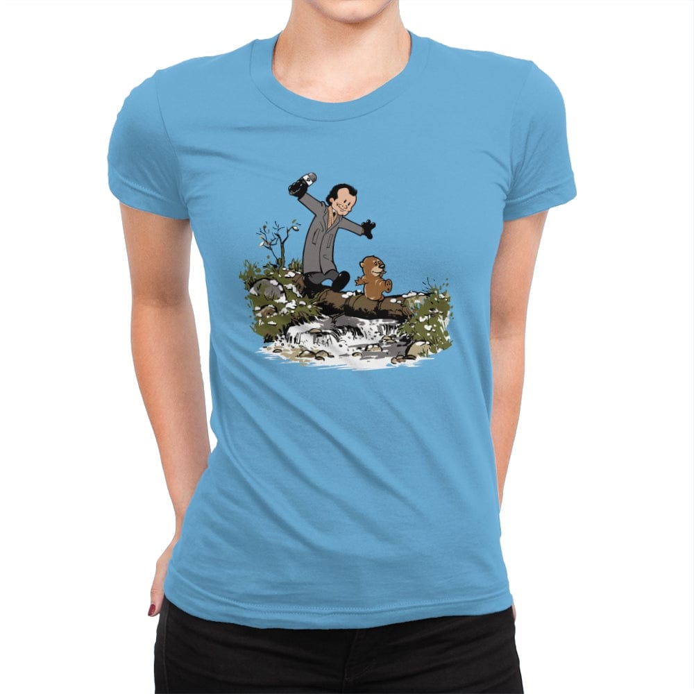 Happy Groundhog Day - Womens Premium T-Shirts RIPT Apparel Small / Turquoise