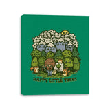 Happy Little Trees - Canvas Wraps Canvas Wraps RIPT Apparel 11x14 / Kelly