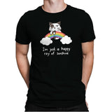 Happy Ray of Sunshine - Mens Premium T-Shirts RIPT Apparel Small / Black