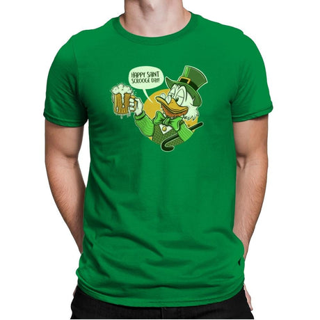 Happy Scrooge Day - St Paddys Day - Mens Premium T-Shirts RIPT Apparel Small / Kelly Green