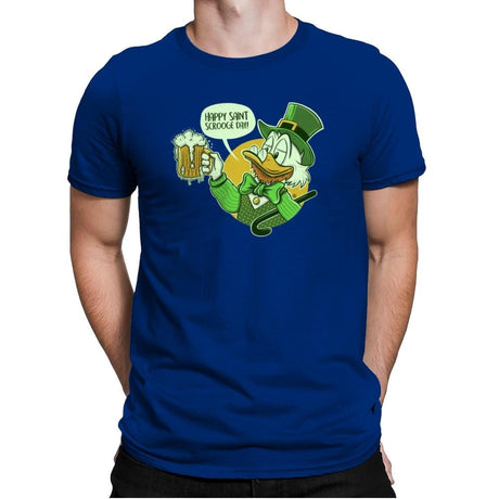 Happy Scrooge Day - St Paddys Day - Mens Premium T-Shirts RIPT Apparel Small / Royal