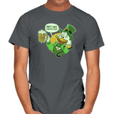 Happy Scrooge Day - St Paddys Day - Mens T-Shirts RIPT Apparel Small / Charcoal