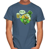 Happy Scrooge Day - St Paddys Day - Mens T-Shirts RIPT Apparel Small / Indigo Blue