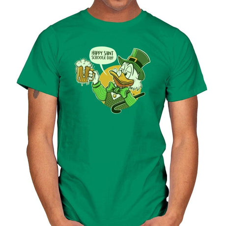 Happy Scrooge Day - St Paddys Day - Mens T-Shirts RIPT Apparel Small / Kelly Green