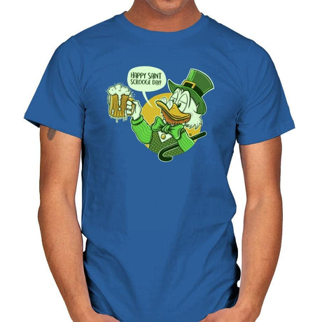 Happy Scrooge Day - St Paddys Day - Mens T-Shirts RIPT Apparel Small / Royal