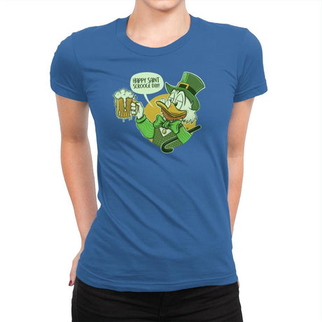 Happy Scrooge Day - St Paddys Day - Womens Premium T-Shirts RIPT Apparel Small / Royal