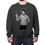 Happy Trees - Crew Neck Sweatshirt Crew Neck Sweatshirt RIPT Apparel Small / Charcoal