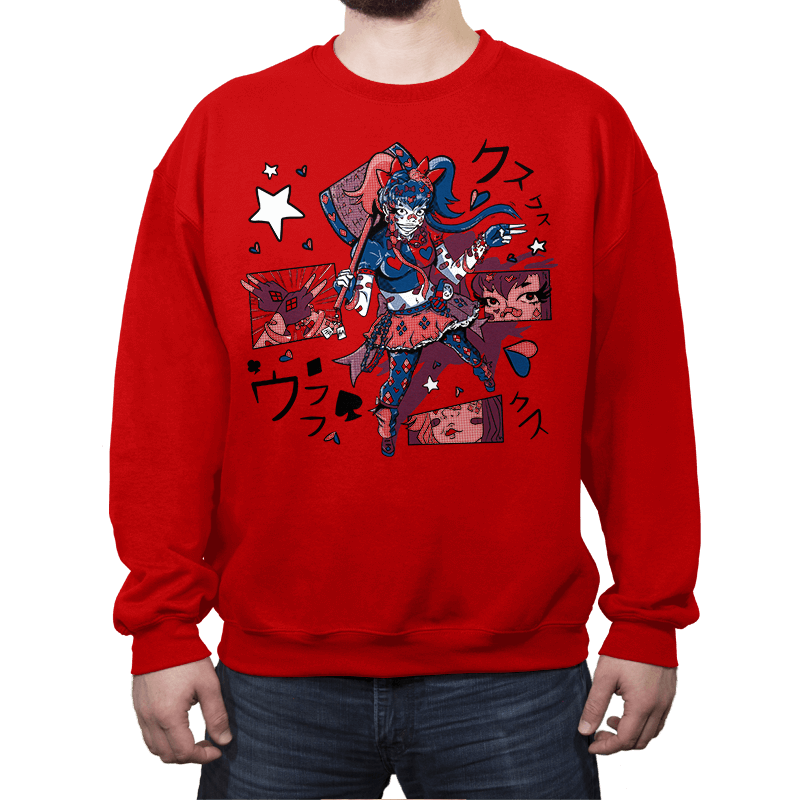 Harajuku Harley - Crew Neck Sweatshirt Crew Neck Sweatshirt RIPT Apparel