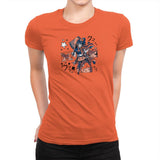 Harajuku Harley Exclusive - Womens Premium T-Shirts RIPT Apparel Small / Classic Orange