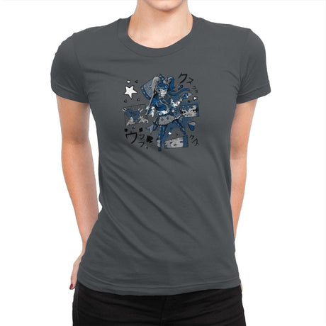 Harajuku Harley Exclusive - Womens Premium T-Shirts RIPT Apparel Small / Heavy Metal