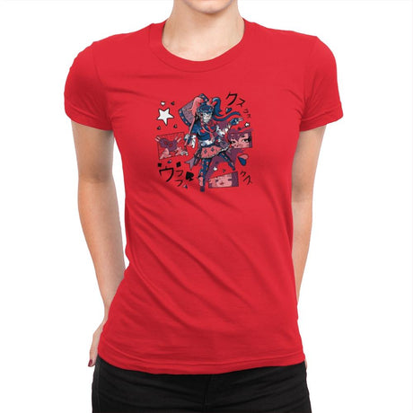 Harajuku Harley Exclusive - Womens Premium T-Shirts RIPT Apparel Small / Red