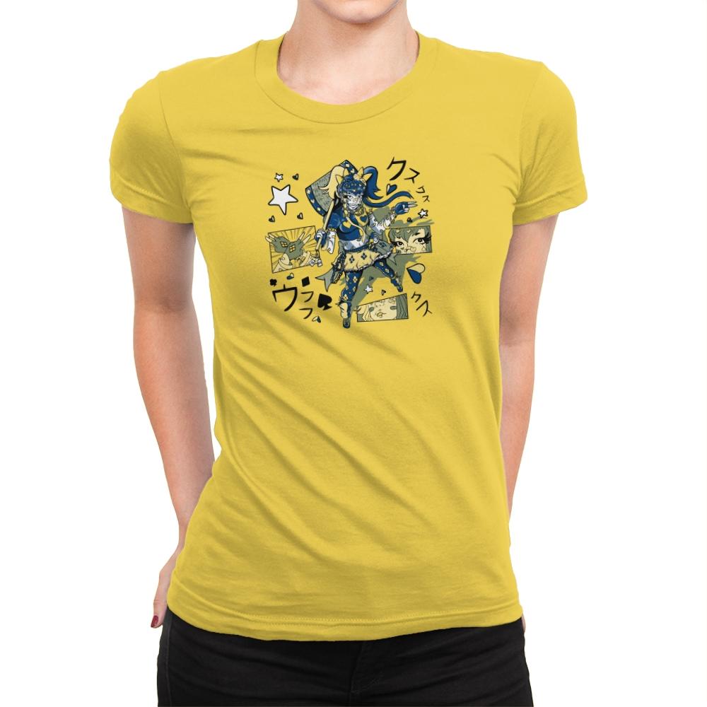 Harajuku Harley Exclusive - Womens Premium T-Shirts RIPT Apparel Small / Vibrant Yellow