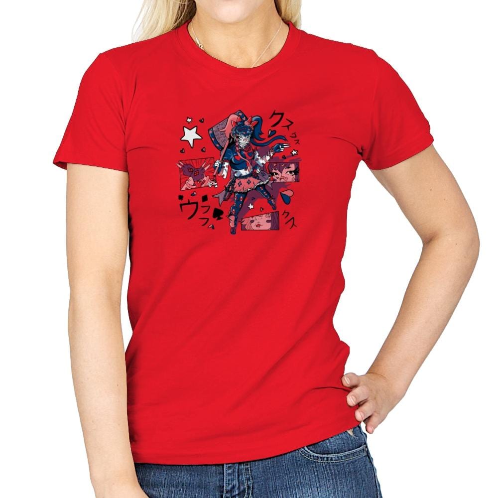 Harajuku Harley Exclusive - Womens T-Shirts RIPT Apparel Small / Red