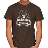 Harambe is my Homeboy Exclusive - Mens T-Shirts RIPT Apparel Small / Dark Chocolate