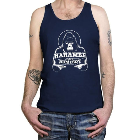 Harambe is my Homeboy Exclusive - Tanktop Tanktop RIPT Apparel