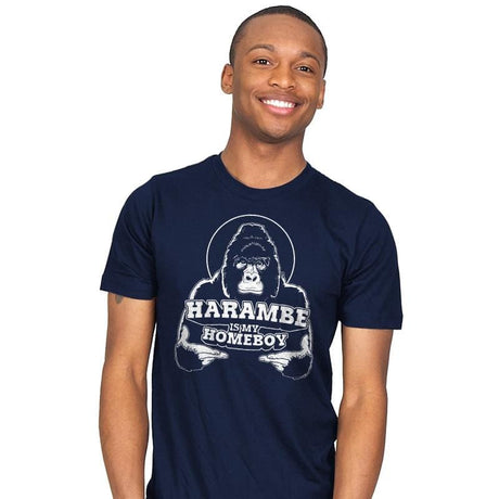 Harambe is my Homeboy - Mens T-Shirts RIPT Apparel