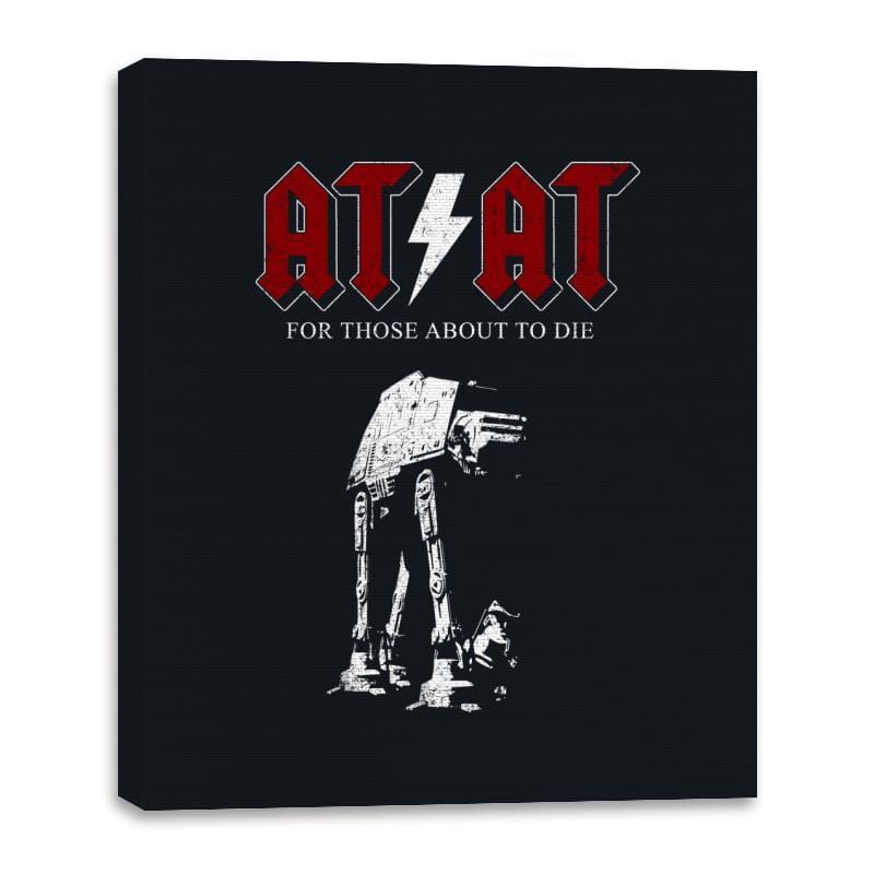 Hard Rocker - Canvas Wraps Canvas Wraps RIPT Apparel 16x20 / Black