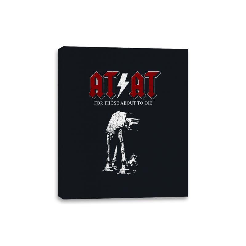 Hard Rocker - Canvas Wraps Canvas Wraps RIPT Apparel 8x10 / Black