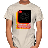 Hardcore Gamer - Mens T-Shirts RIPT Apparel Small / Natural