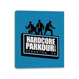 Hardcore Parkour Club - Canvas Wraps Canvas Wraps RIPT Apparel 11x14 / Sapphire