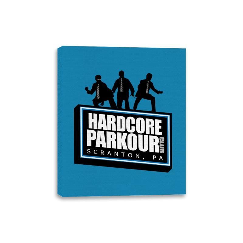 Hardcore Parkour Club - Canvas Wraps Canvas Wraps RIPT Apparel 8x10 / Sapphire
