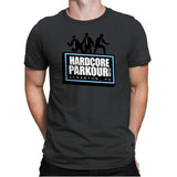 Hardcore Parkour Club - Mens Premium T-Shirts RIPT Apparel Small / Heavy Metal