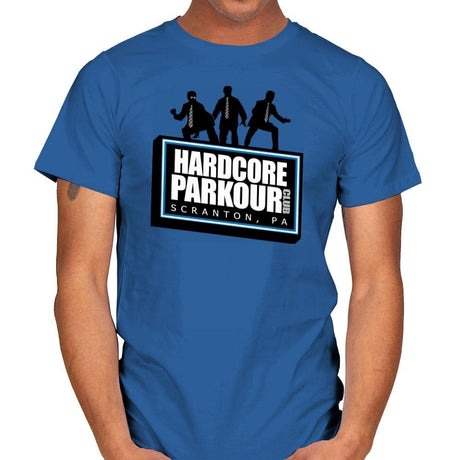 Hardcore Parkour Club - Mens T-Shirts RIPT Apparel Small / Royal
