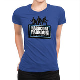 Hardcore Parkour Club - Womens Premium T-Shirts RIPT Apparel Small / Royal