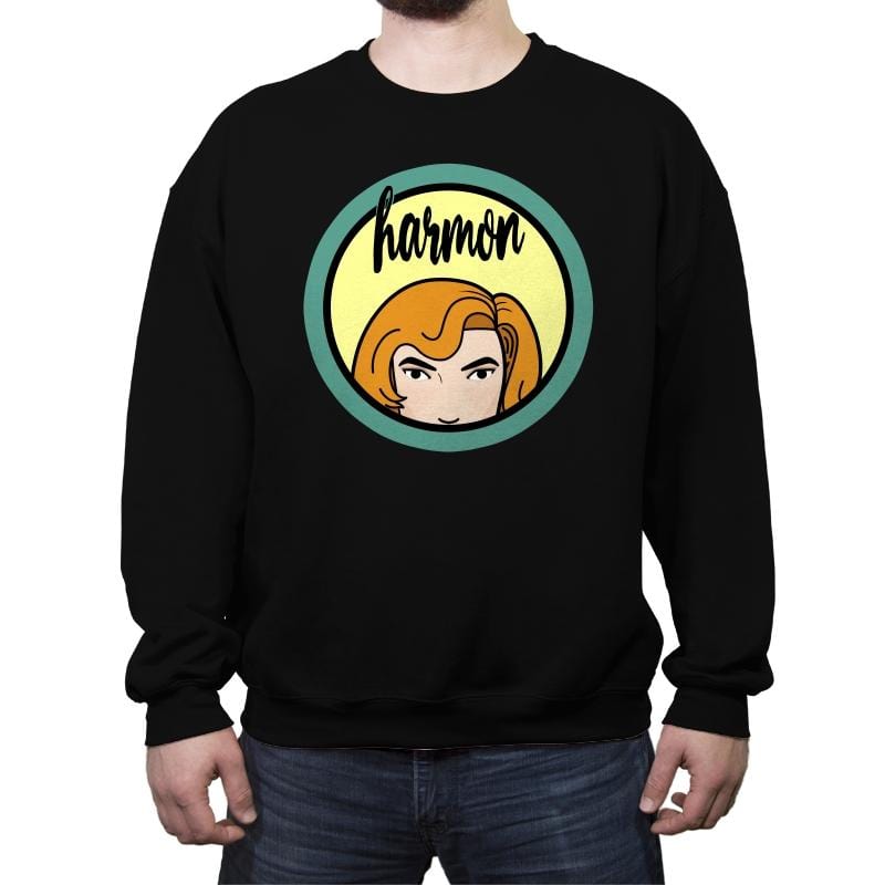 Harmon - Crew Neck Sweatshirt Crew Neck Sweatshirt RIPT Apparel Small / Black