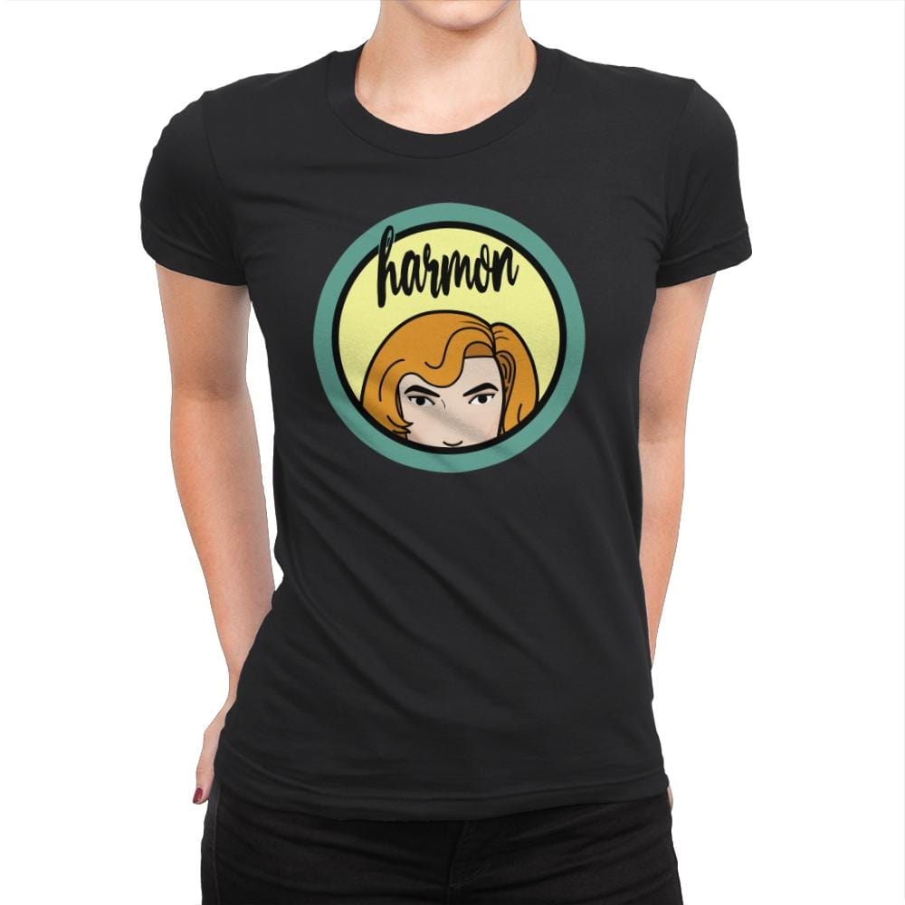 Harmon - Womens Premium T-Shirts RIPT Apparel Small / Black