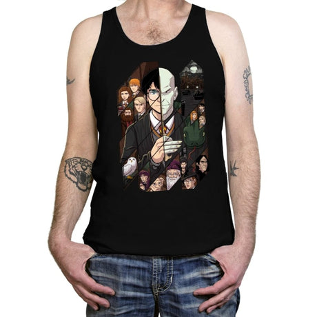 Harry Potter Tiles - Tanktop Tanktop RIPT Apparel X-Small / Black