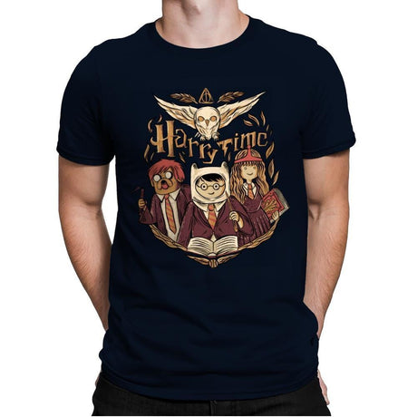 Harry Time - Mens Premium T-Shirts RIPT Apparel Small / Midnight Navy