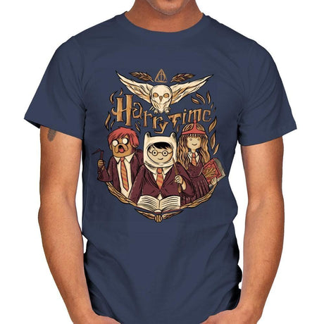 Harry Time - Mens T-Shirts RIPT Apparel Small / Navy