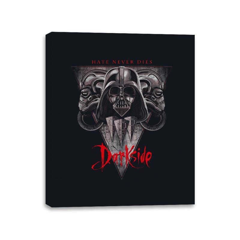 Hate Never Dies - Canvas Wraps Canvas Wraps RIPT Apparel 11x14 / Black