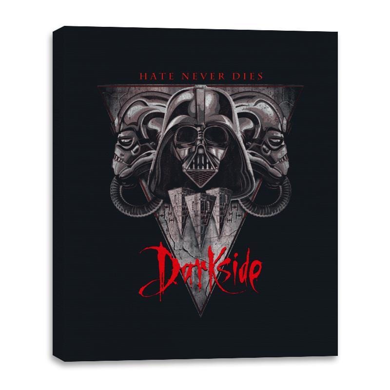 Hate Never Dies - Canvas Wraps Canvas Wraps RIPT Apparel 16x20 / Black