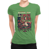 Haunted by Cats - Womens Premium T-Shirts RIPT Apparel Small / Kelly