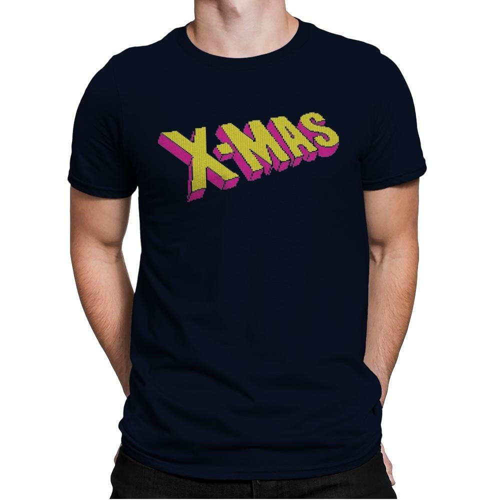 Have an Uncanny Xmas - Ugly Holiday - Mens Premium T-Shirts RIPT Apparel Small / Midnight Navy