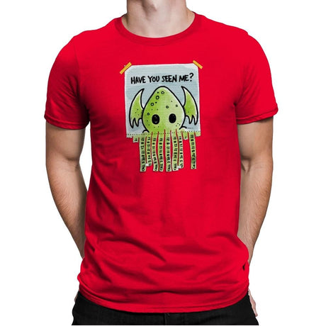 Have You Seen Me - Mens Premium T-Shirts RIPT Apparel Small / Red