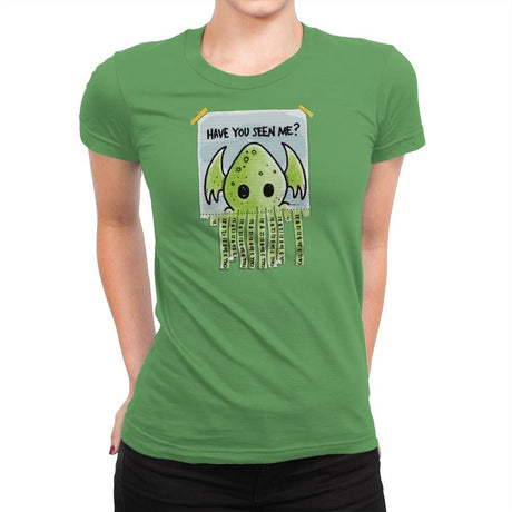 Have You Seen Me - Womens Premium T-Shirts RIPT Apparel Small / Kelly