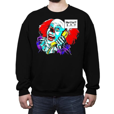 Have you Tried Turning IT Off & On Again? - Crew Neck Sweatshirt Crew Neck Sweatshirt RIPT Apparel Small / Black